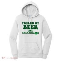 Fueled By Beer And Shenanigans St Patricks Day Women's Hoodie thumb 0