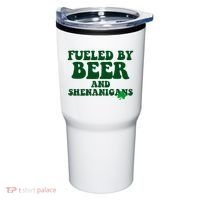 Fueled By Beer And Shenanigans St Patricks Day Tumbler thumb 0