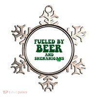 Fueled By Beer And Shenanigans St Patricks Day Ornament thumb 0