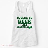 Fueled By Beer And Shenanigans St Patricks Day Women's Tank Top thumb 0