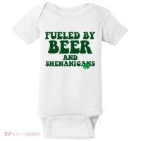 Fueled By Beer And Shenanigans St Patricks Day Baby Bodysuit thumb 0