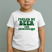 Fueled By Beer And Shenanigans St Patricks Day Toddler T-Shirt thumb 2