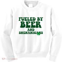 Fueled By Beer And Shenanigans St Patricks Day Kids Sweatshirt thumb 0