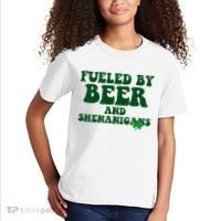 Fueled By Beer And Shenanigans St Patricks Day Kids T-Shirt thumb 2