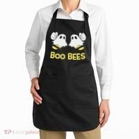 Funny Boo Bees Couples Halloween Cool Apron thumb 2