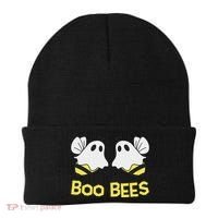 Funny Boo Bees Couples Halloween Cool Beanie thumb 0