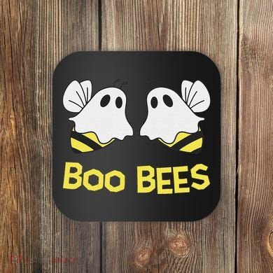 Funny Boo Bees Couples Halloween Cool Coaster