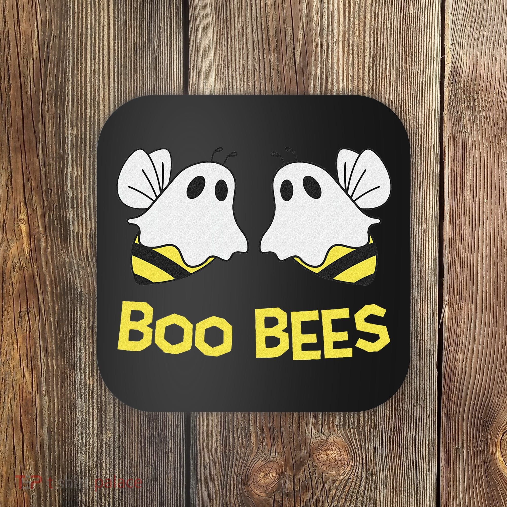 Funny Boo Bees Couples Halloween Cool Coaster