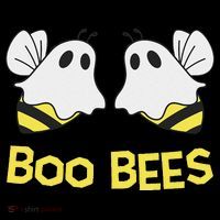 Funny Boo Bees Couples Halloween Cool Baby Bodysuit thumb 2