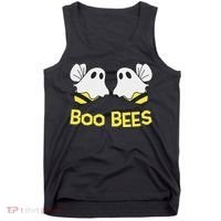 Funny Boo Bees Couples Halloween Cool Tank Top thumb 0