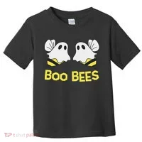 Funny Boo Bees Couples Halloween Cool Toddler T-Shirt thumb 0