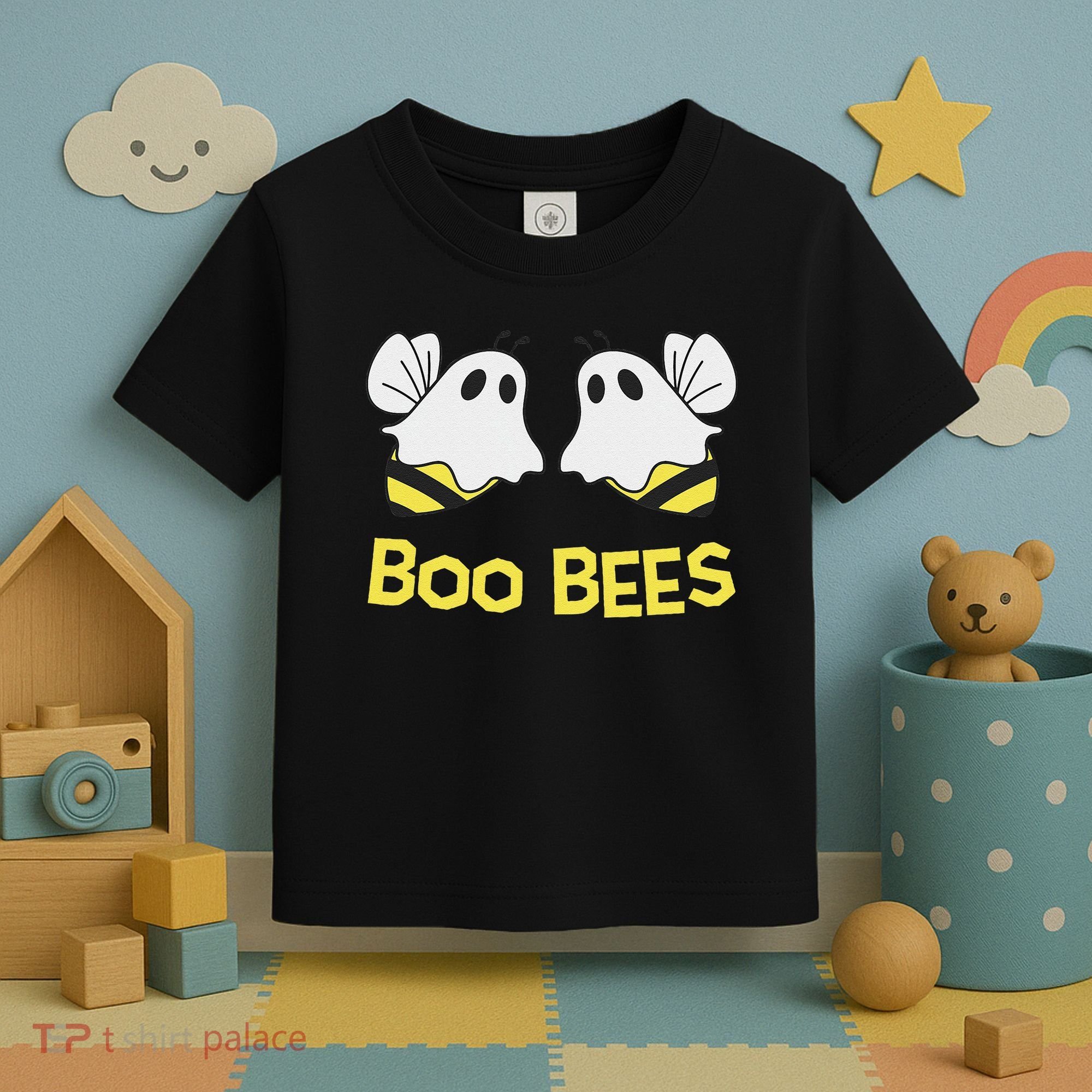 Funny Boo Bees Couples Halloween Cool Toddler T-Shirt