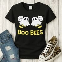 Funny Boo Bees Couples Halloween Cool Women's T-Shirt thumb 3