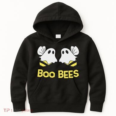 Funny Boo Bees Couples Halloween Cool Kids Hoodie