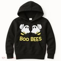 Funny Boo Bees Couples Halloween Cool Kids Hoodie thumb 0