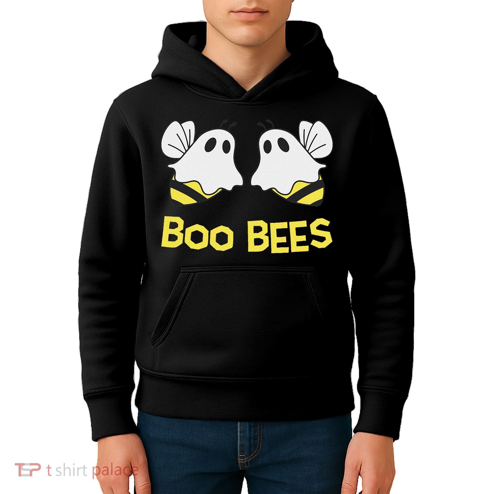 Funny Boo Bees Couples Halloween Cool Kids Hoodie