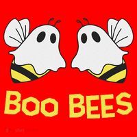 Funny Boo Bees Couples Halloween Cool Santa Hat thumb 1