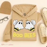 Funny Boo Bees Couples Halloween Cool Hoodie thumb 4