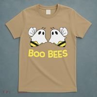 Funny Boo Bees Couples Halloween Cool T-Shirt thumb 5