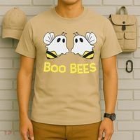 Funny Boo Bees Couples Halloween Cool T-Shirt thumb 6