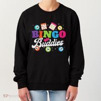 Funny Bingo Buddies Lucky Game Matching Team Women's Sweatshirt thumb 0
