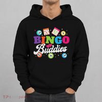 Funny Bingo Buddies Lucky Game Matching Team Hoodie thumb 0