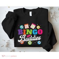 Funny Bingo Buddies Lucky Game Matching Team Sweatshirt thumb 2