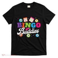 Funny Bingo Buddies Lucky Game Matching Team T-Shirt thumb 0