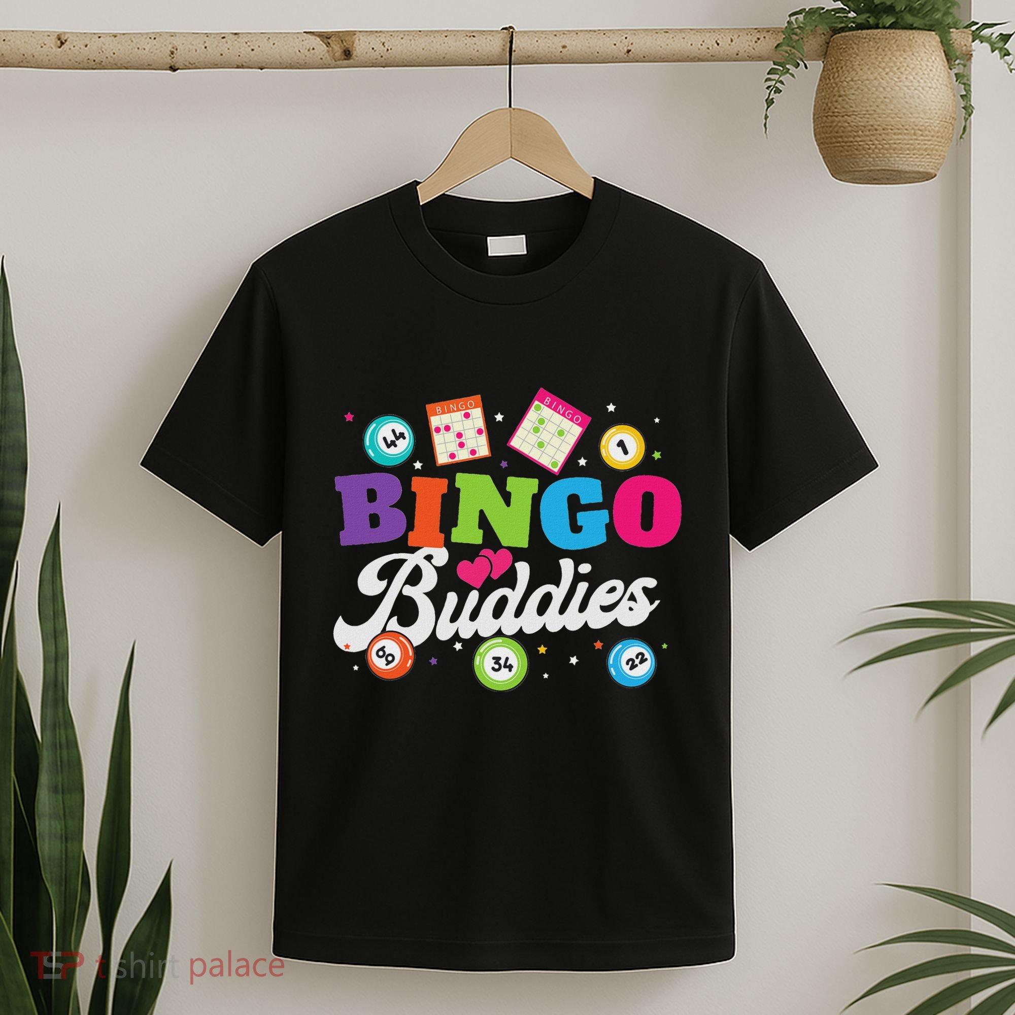 Funny Bingo Buddies Lucky Game Matching Team T-Shirt