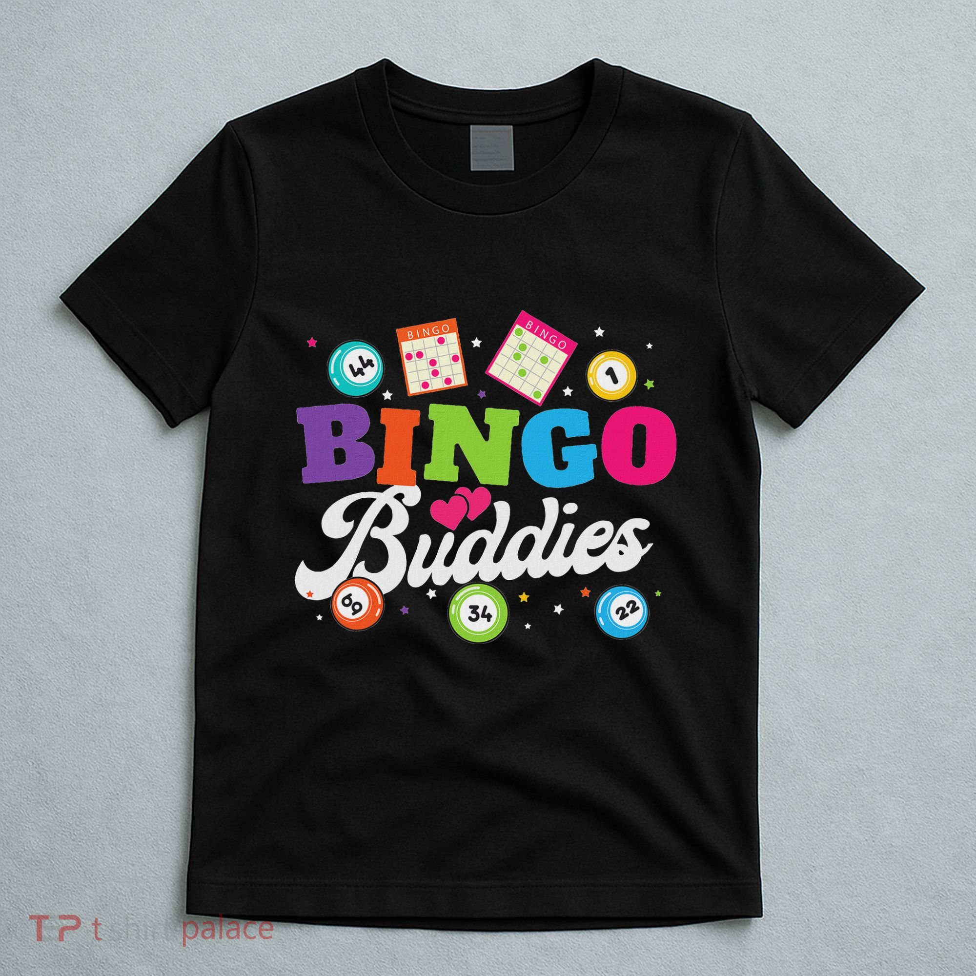 Funny Bingo Buddies Lucky Game Matching Team T-Shirt