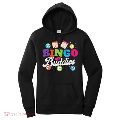Funny Bingo Buddies Lucky Game Matching Team Women's Hoodie