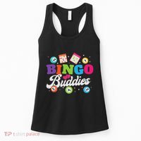 Funny Bingo Buddies Lucky Game Matching Team Women's Tank Top thumb 0
