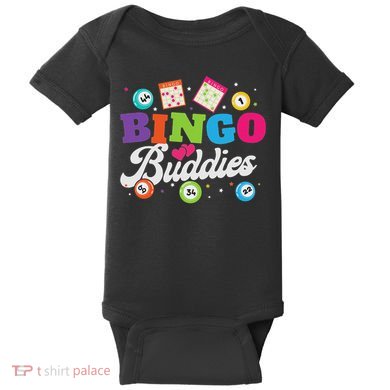 Funny Bingo Buddies Lucky Game Matching Team Baby Bodysuit
