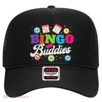 Funny Bingo Buddies Lucky Game Matching Team Hat thumb 0