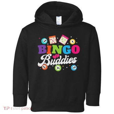 Funny Bingo Buddies Lucky Game Matching Team Toddler Hoodie