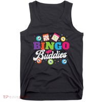 Funny Bingo Buddies Lucky Game Matching Team Tank Top thumb 0