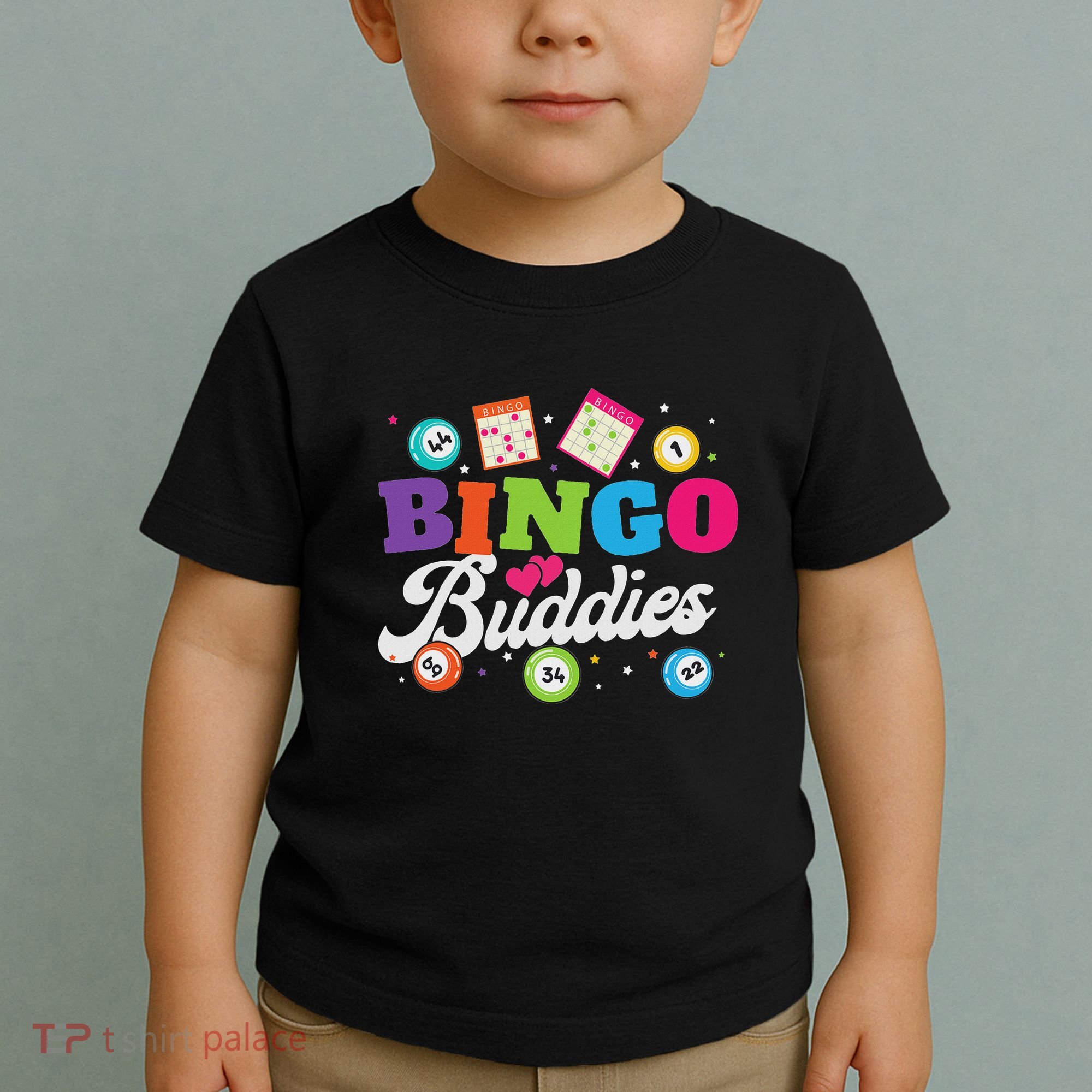 Funny Bingo Buddies Lucky Game Matching Team Toddler T-Shirt