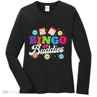 Funny Bingo Buddies Lucky Game Matching Team Women's Long Sleeve Shirt thumb 0