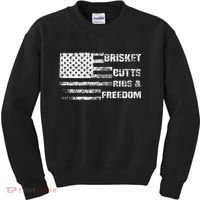 Funny Bbq Brisket Butts Ribs And Freedom Funny Grilling Kids Sweatshirt thumb 0