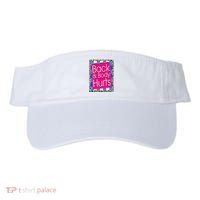 Funny Back Body Hurts Quote Workout Gym Leopard Visor thumb 0