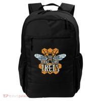 Funny Beekeeper Bee Gift Help The Bees Plant Some Trees Great Gift Backpack thumb 0