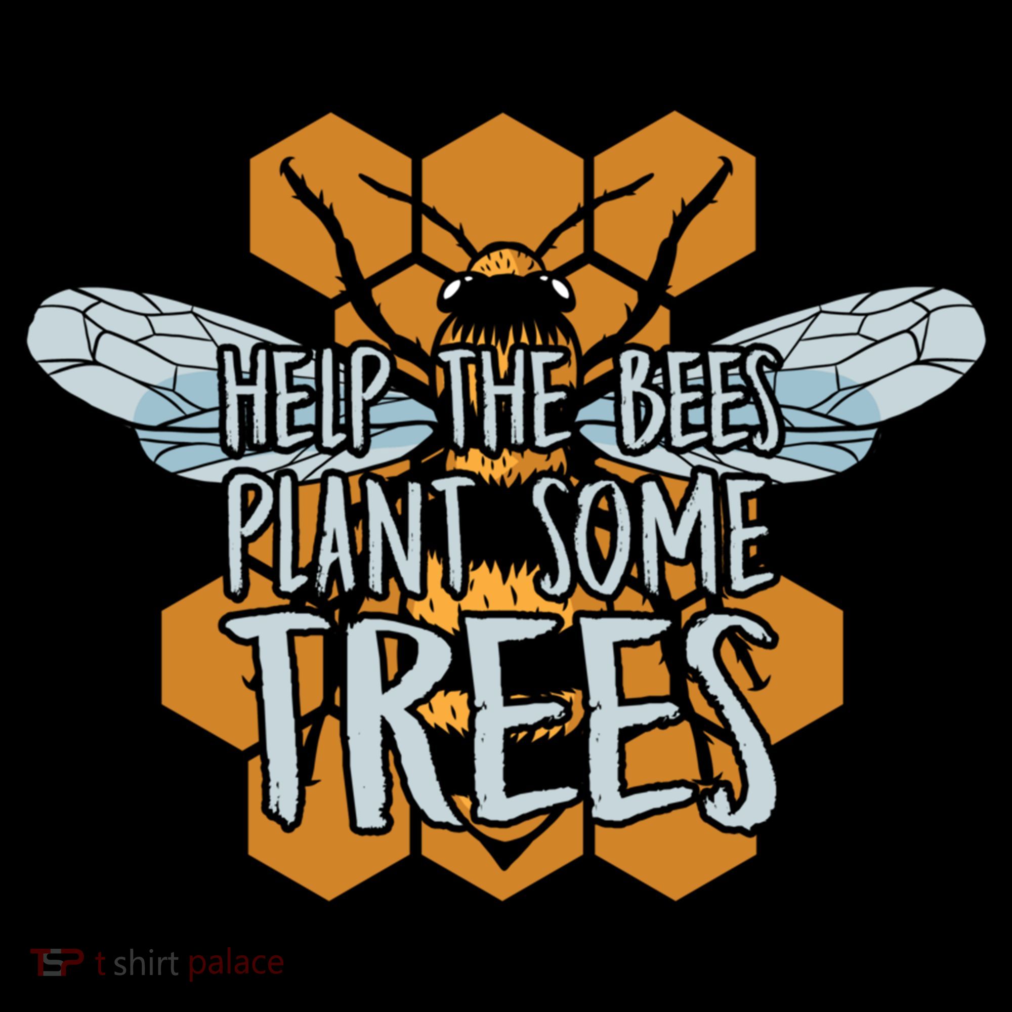 Funny Beekeeper Bee Gift Help The Bees Plant Some Trees Great Gift Women's Hoodie