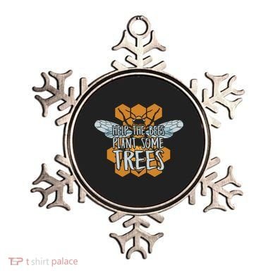 Funny Beekeeper Bee Gift Help The Bees Plant Some Trees Great Gift Ornament