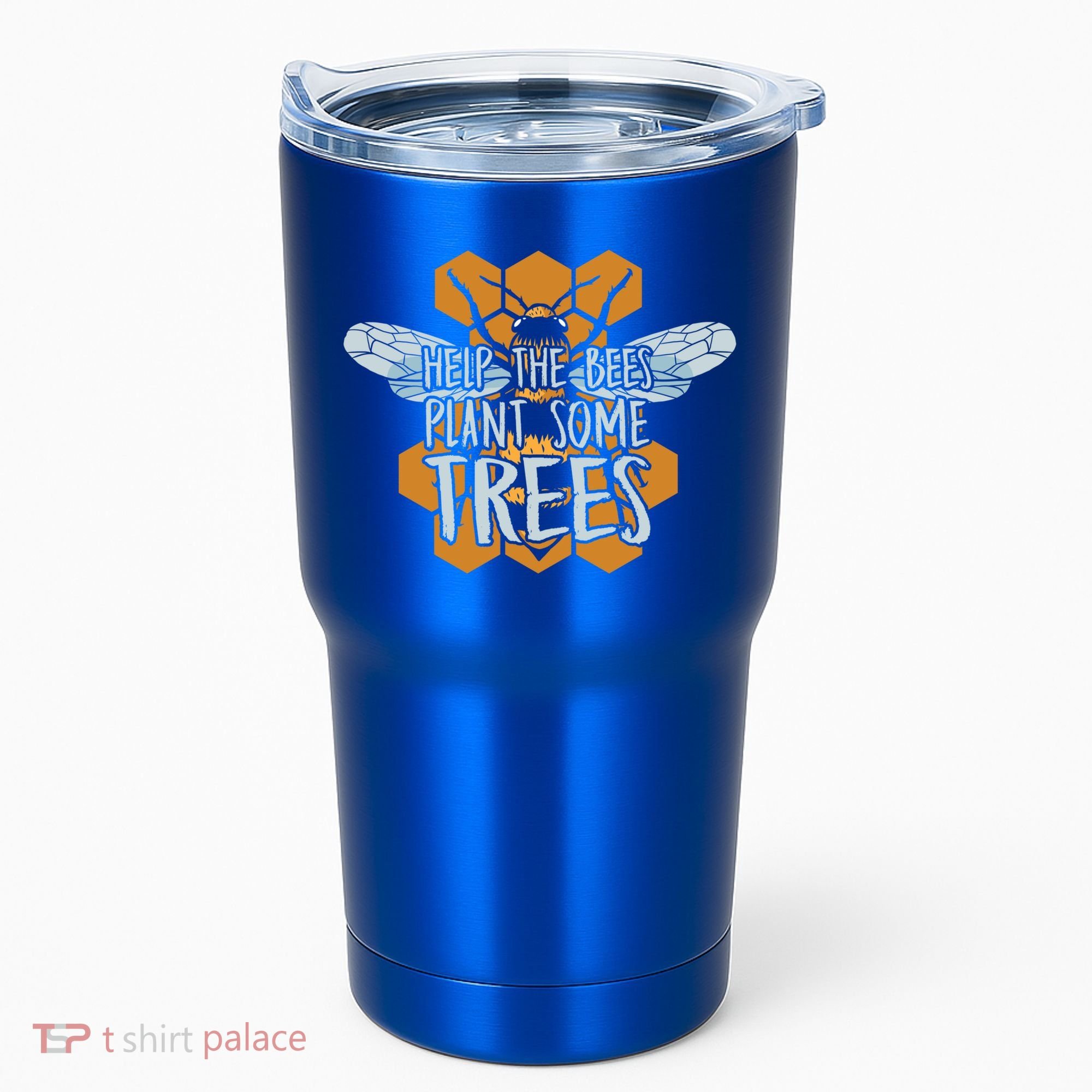 Funny Beekeeper Bee Gift Help The Bees Plant Some Trees Great Gift Tumbler
