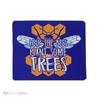Funny Beekeeper Bee Gift Help The Bees Plant Some Trees Great Gift Mousepad thumb 0