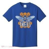 Funny Beekeeper Bee Gift Help The Bees Plant Some Trees Great Gift Kids T-Shirt thumb 0