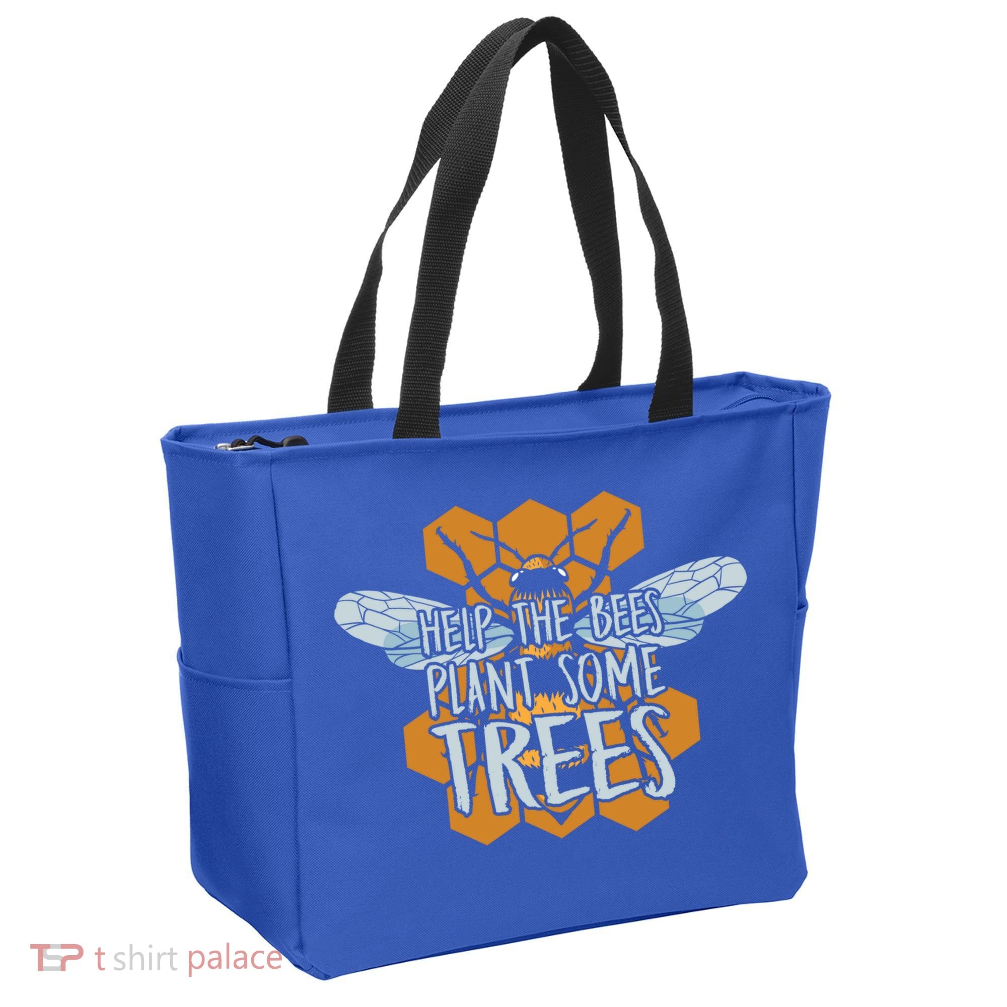 Funny Beekeeper Bee Gift Help The Bees Plant Some Trees Great Gift Tote Bag