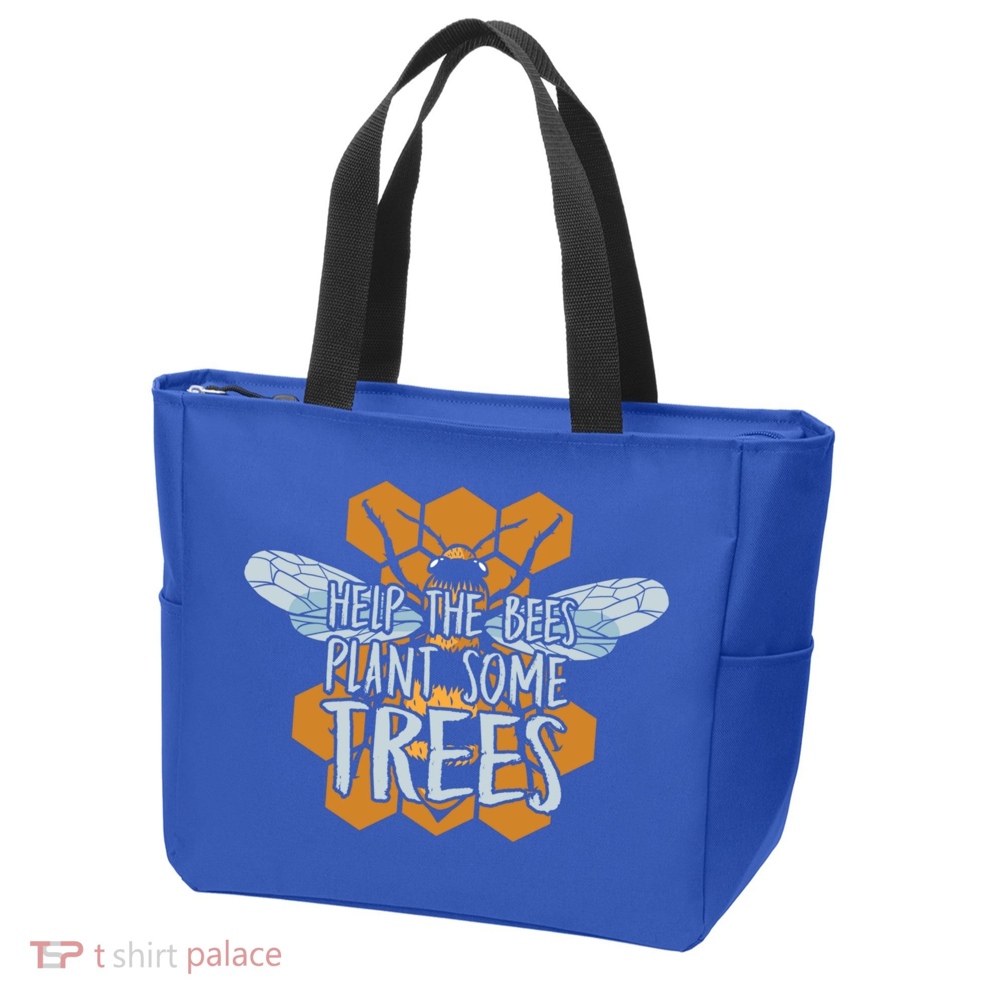 Funny Beekeeper Bee Gift Help The Bees Plant Some Trees Great Gift Tote Bag