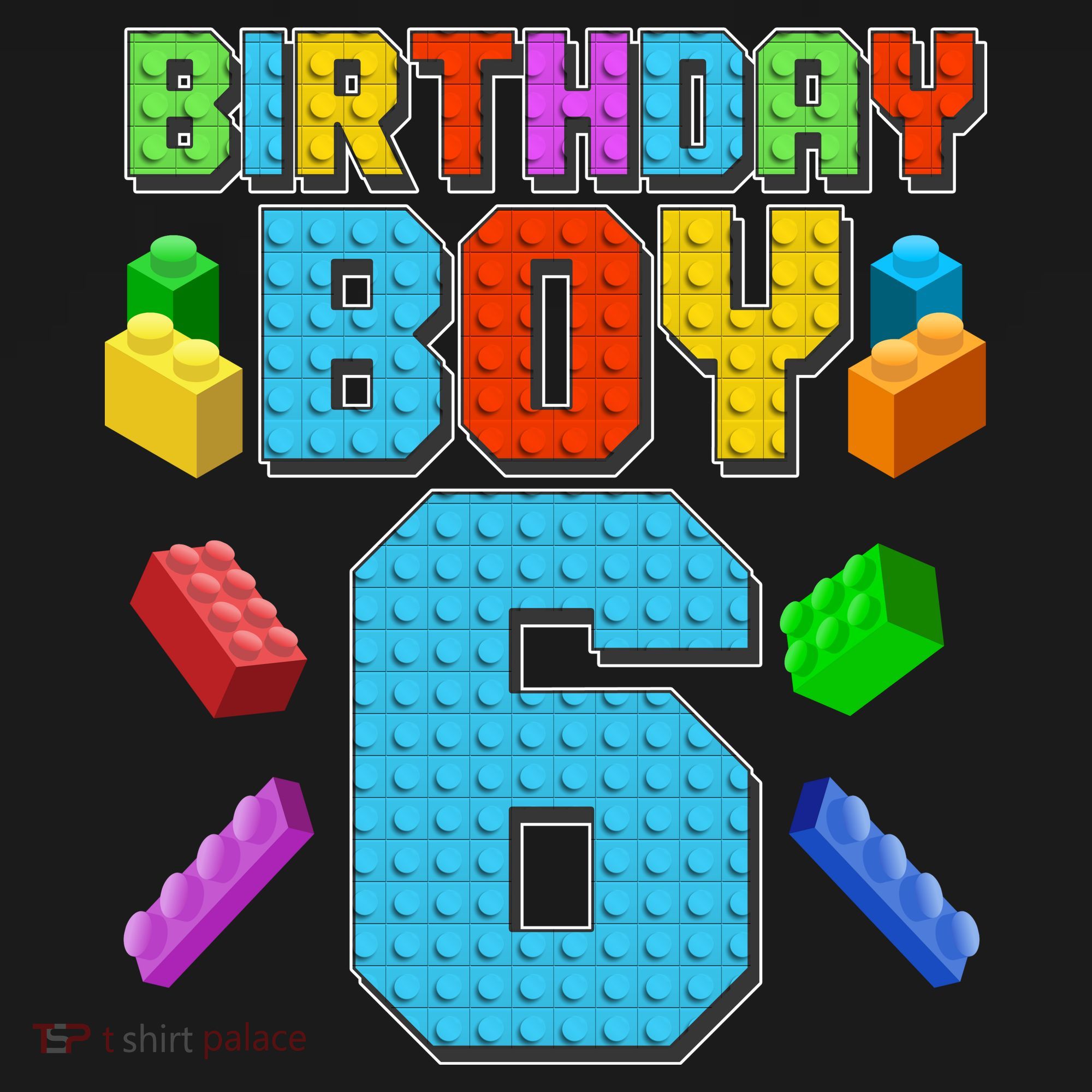 Funny Birthday Boy 6th Birthday Lego Master Builder Hoodie