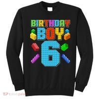 Funny Birthday Boy 6th Birthday Lego Master Builder Sweatshirt thumb 0